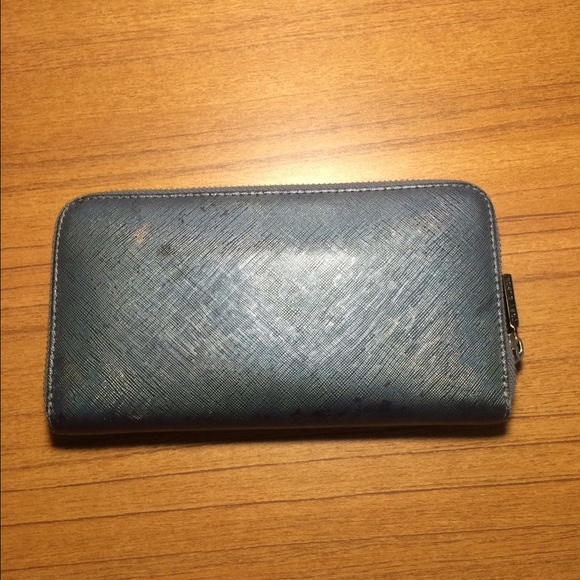 Metallic Saffiano leather Tory Burch Wallet - Picture 3 of 4